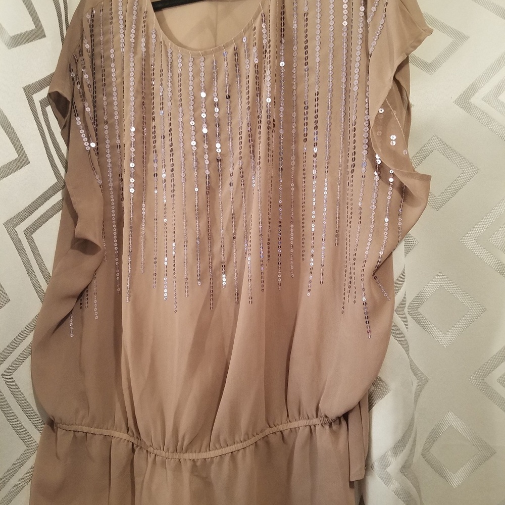 Lane Bryant sequin blouse
